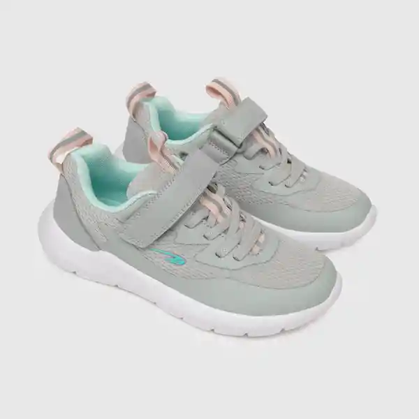 Zapatillas Deportiva de Niña Gris Talla 34 Colloky