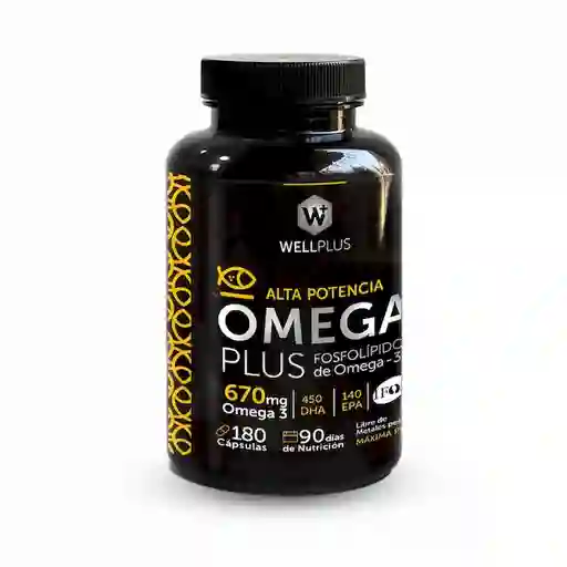 Wellplus Omega Fosfolípidos de Omega 3  (670 mg) 