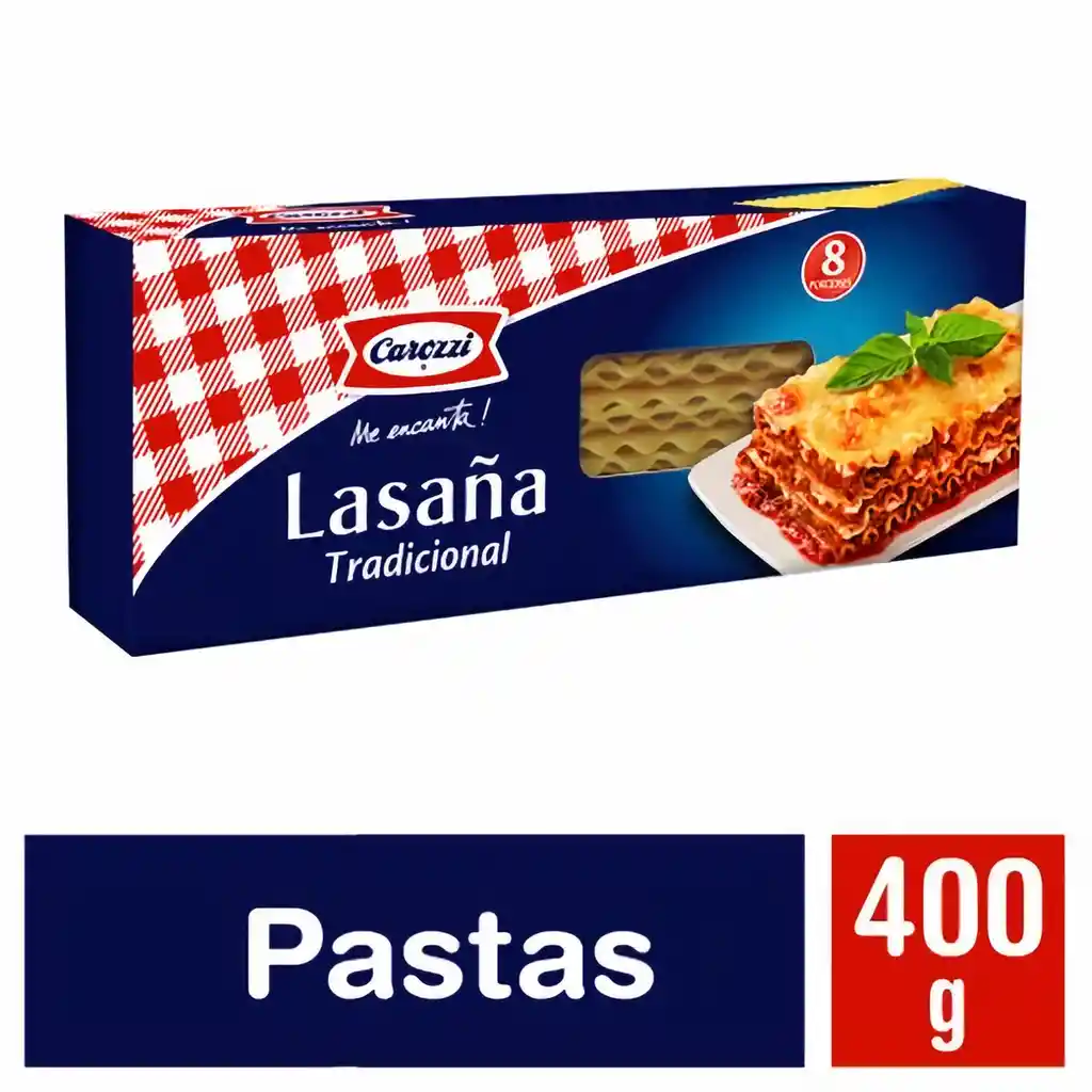 Carozzi Pasta para Lasaña Tradicional