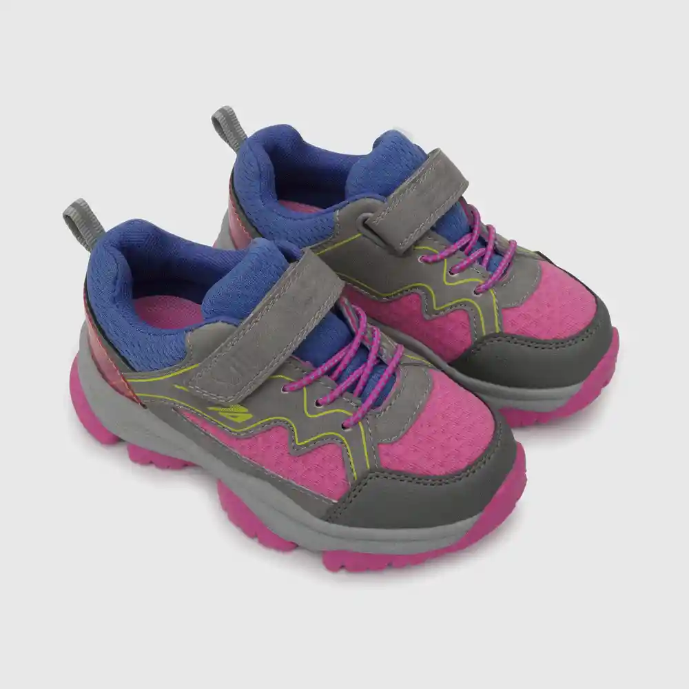 Zapatillas Outdoor De Niña Gris Talla 26