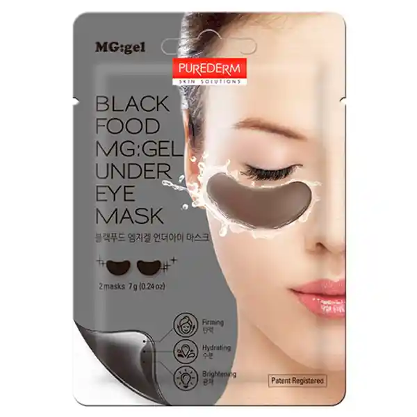 Purederm Mascarilla Para Ojos Black Food mg Gel