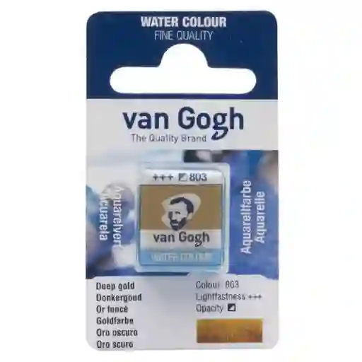 Pan Van Gogh Acuarelaoro Oscuro