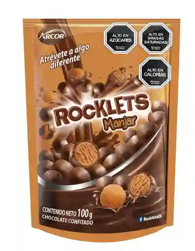 Rocklets Chocolate Manjar 100 g