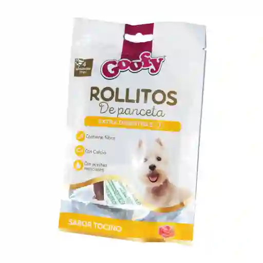 Goofy Snack para Perros Rollitos de Panceta Extra Digestible