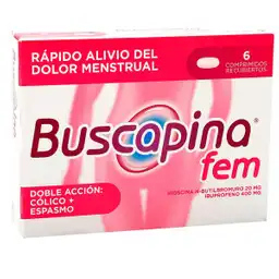 Buscapina Fem 20+400 Mg Caja