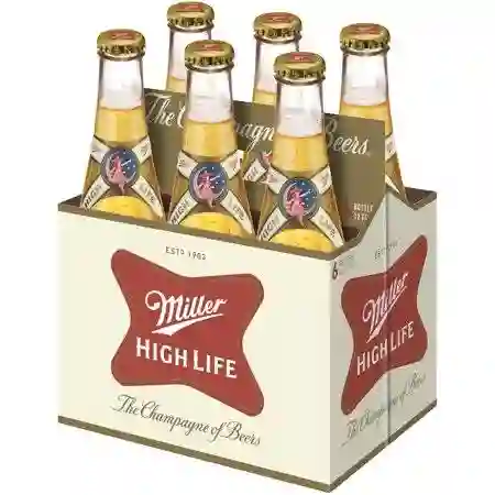 Miller High Life Cerveza X 6