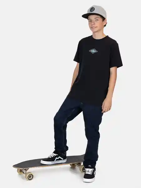 Maui Polera Manga Corta Negro 10 5P352-MV