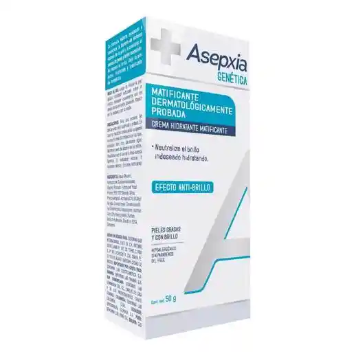 Asepxia Gen Crema Facial Hidratante y Matificante