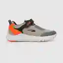 Zapatillas Deportiva Caña Baja Niño Gris/naranja 36