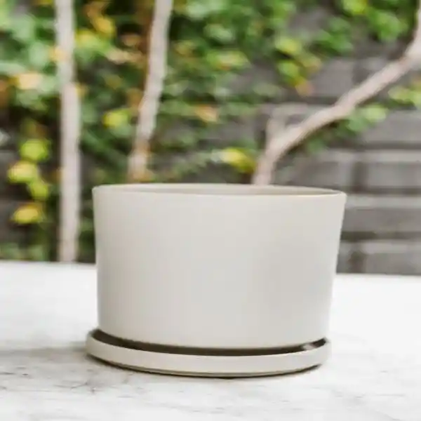 Macetero Cerámica Dinamarca Gris 16
