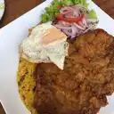 Tacu Tacu con Milanesa