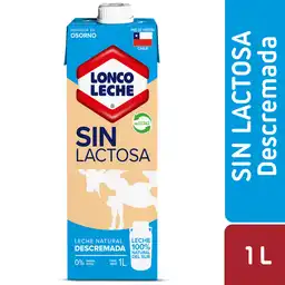 Loncoleche Leche Descremada sin Lactosa Natural