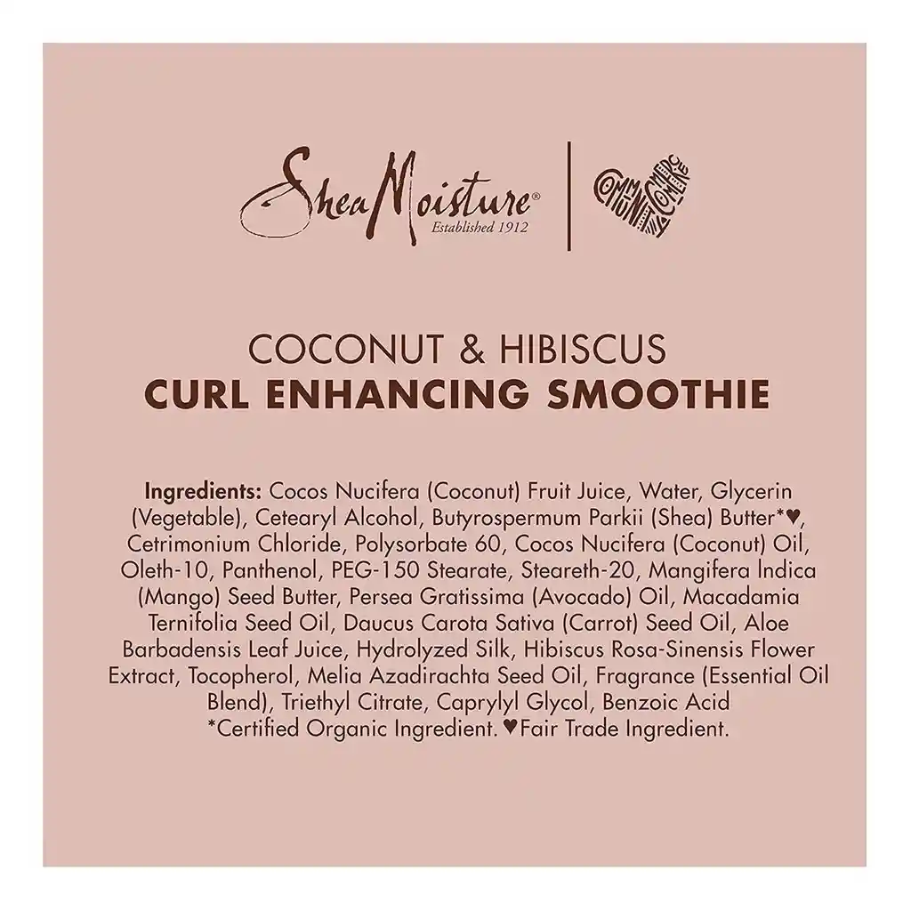 Shea Moisture Crema de Peinar Coconut And Hibiscus