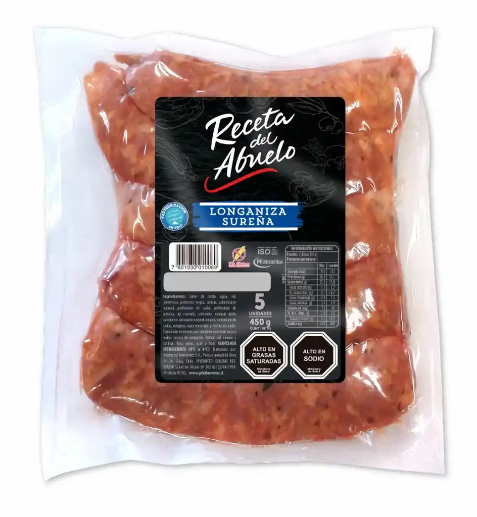 Receta Del Abuelo Longaniza Surena Bolsa