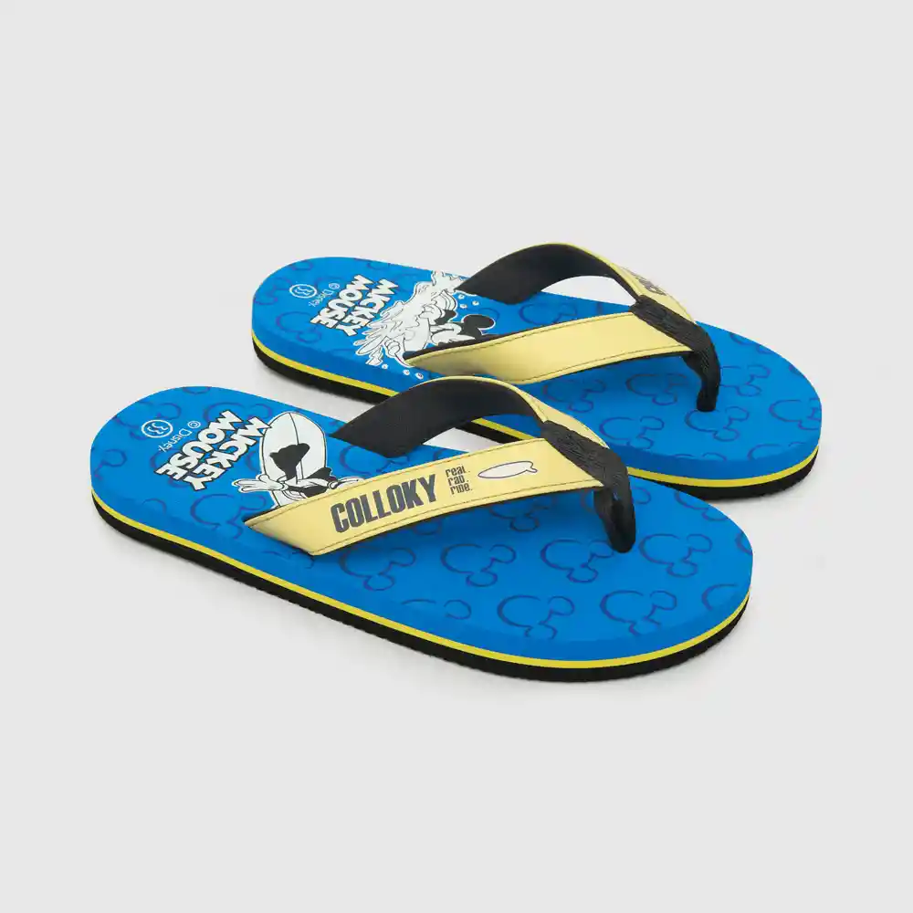 Sandalias Hawaiana Disney De Niño Azul Talla 35