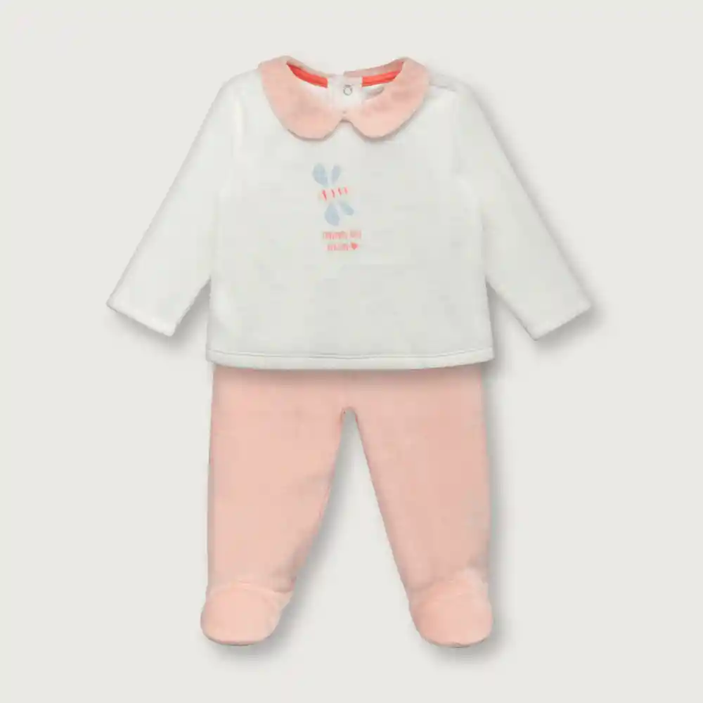 Conjunto Clemente Libélula Niña Rosado Talla 9M Opaline