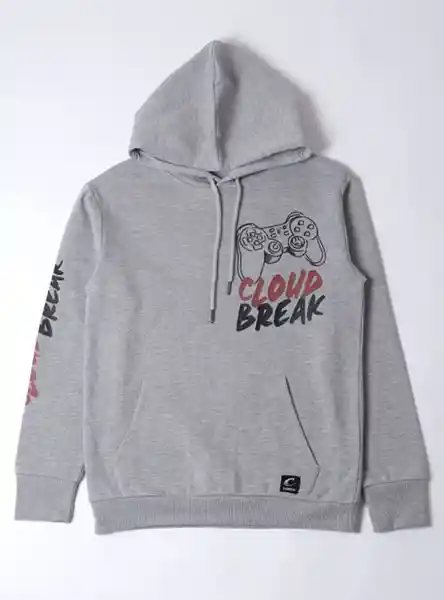 Cloudbreak Polerón Printman Clbk Ess Tt Gris 16