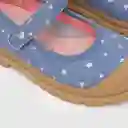 Ballerinas Estampada De Niña Azul Talla 20