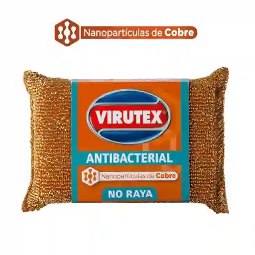 Virutex Esponja Antibacterial Cobre