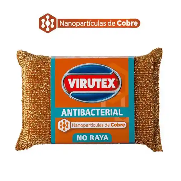 Virutex Esponja Antibacterial Cobre