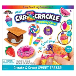 Crazart Juego Craz Crackle Clay Súper - 25074