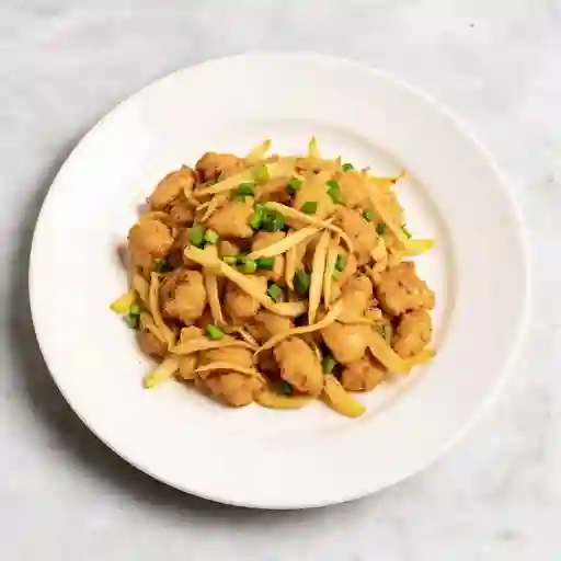 Pollo con Bambú