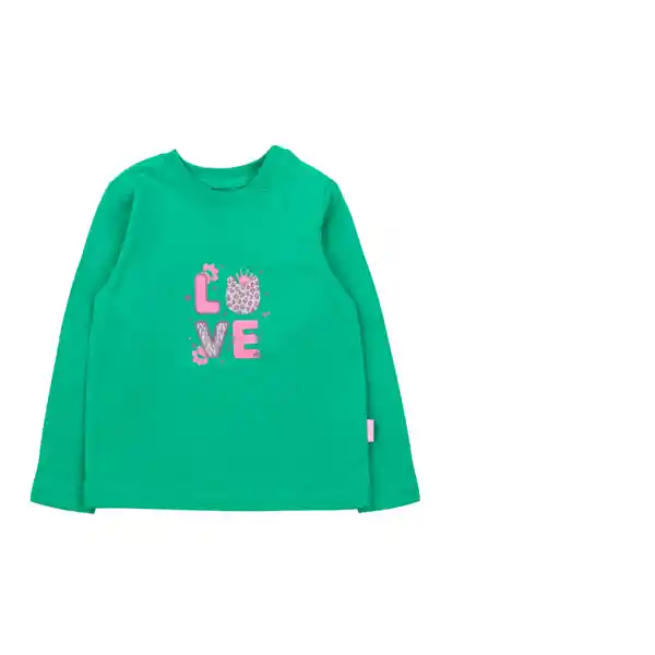 Polera Velvet Day to Day 713 Bebé Verde 6 a 12 Meses Ficcus