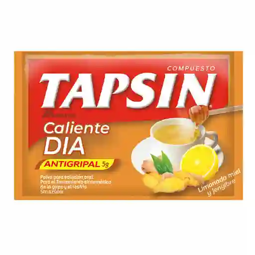 Tapsin Antigripal con Limonada Miel y Jengibre 