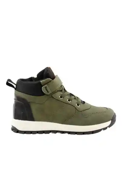 Botines Velcro W24 Niño Verde 36 921 Ficcus