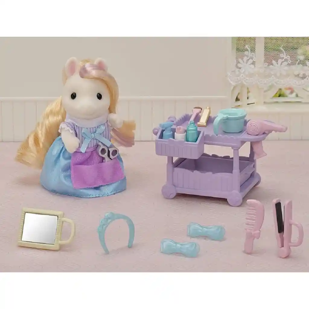 Sylvanian Families Set Juguete Estilista Pony Serafina