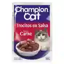 Champion Cat Trocitos Carne 100Gr