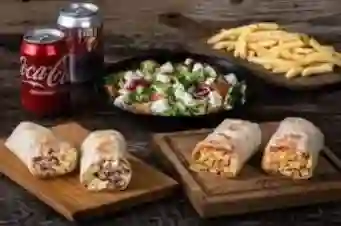 Combo 3 Shawarmas y 3 Acompañamientos