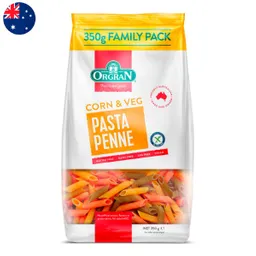 Orgran Pasta Penne Maíz y Vegetales