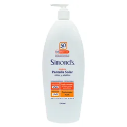 Simonds Crema Pantalla Solar 