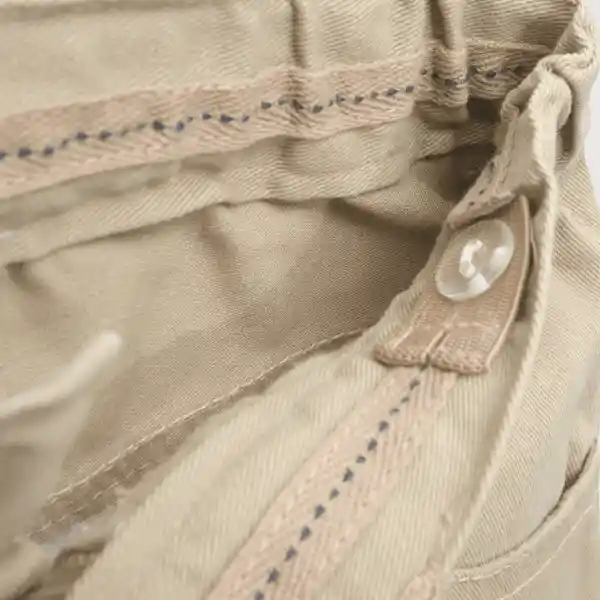 Pantalón Gabardina Bebé Niño Beige Talla 3/6M Colloky