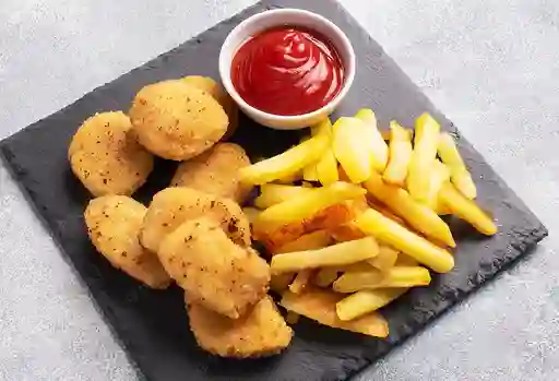 Papas con Nuggets