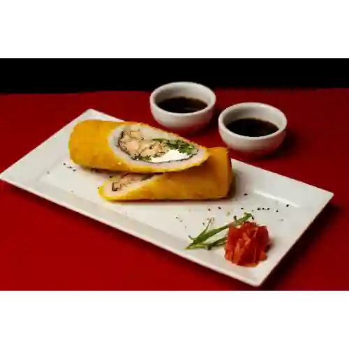 2 Handrolls de pollo + bebida