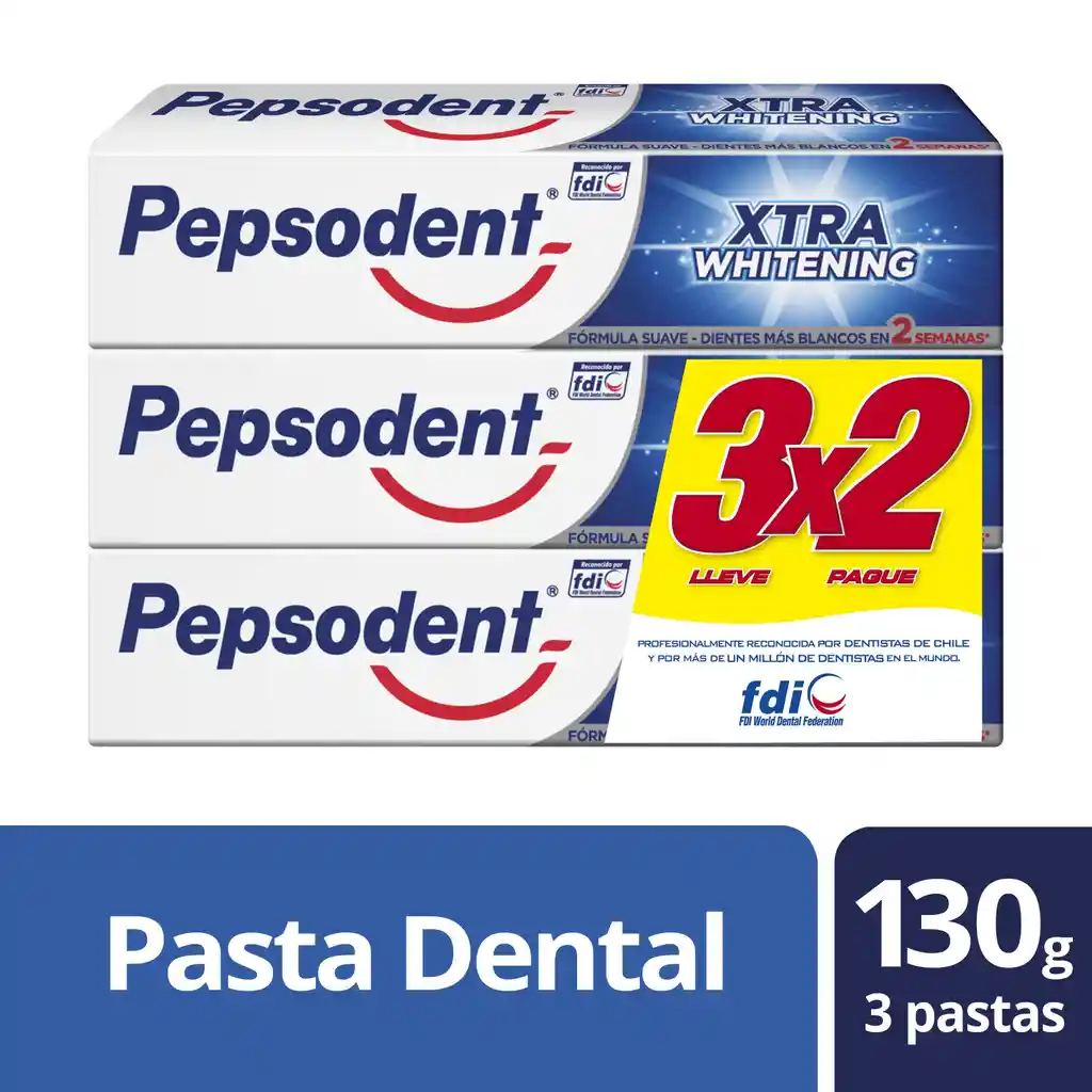 Pepsodent Pasta Dental Xtra Whitening Pack
