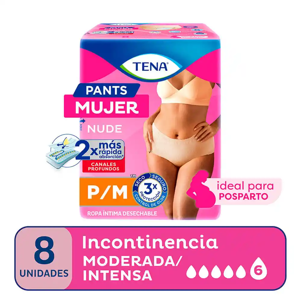 Pañal Para Adultos Pants Mujer P/mtena