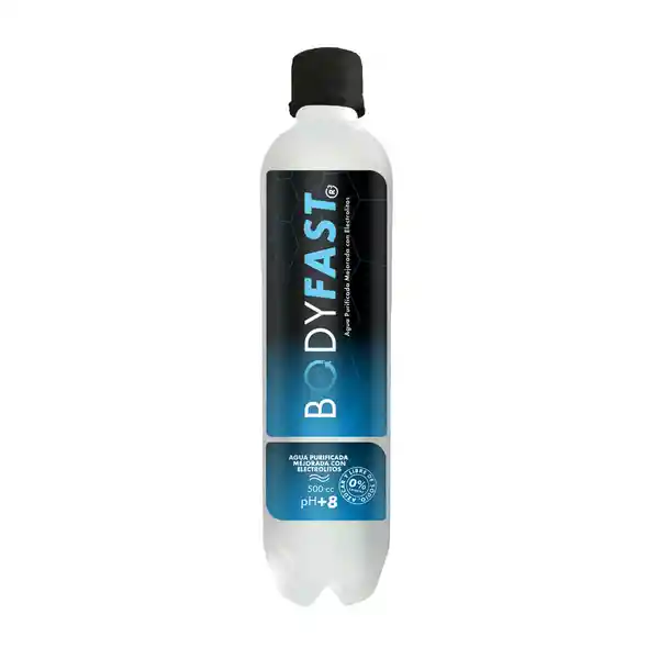 Body Fast Agua Alcalina Con Magnesio y Electrolitos