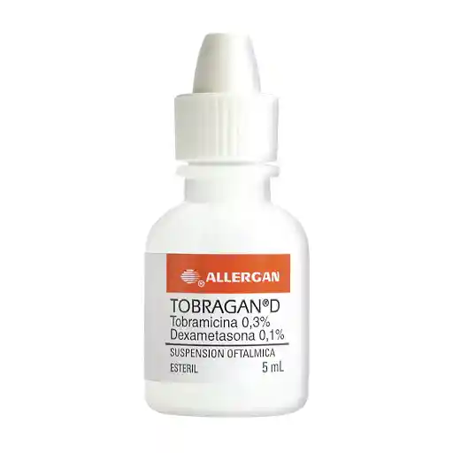 Tobragan-D Tobramicina 0.3 Solución Oftálmica 5 Ml