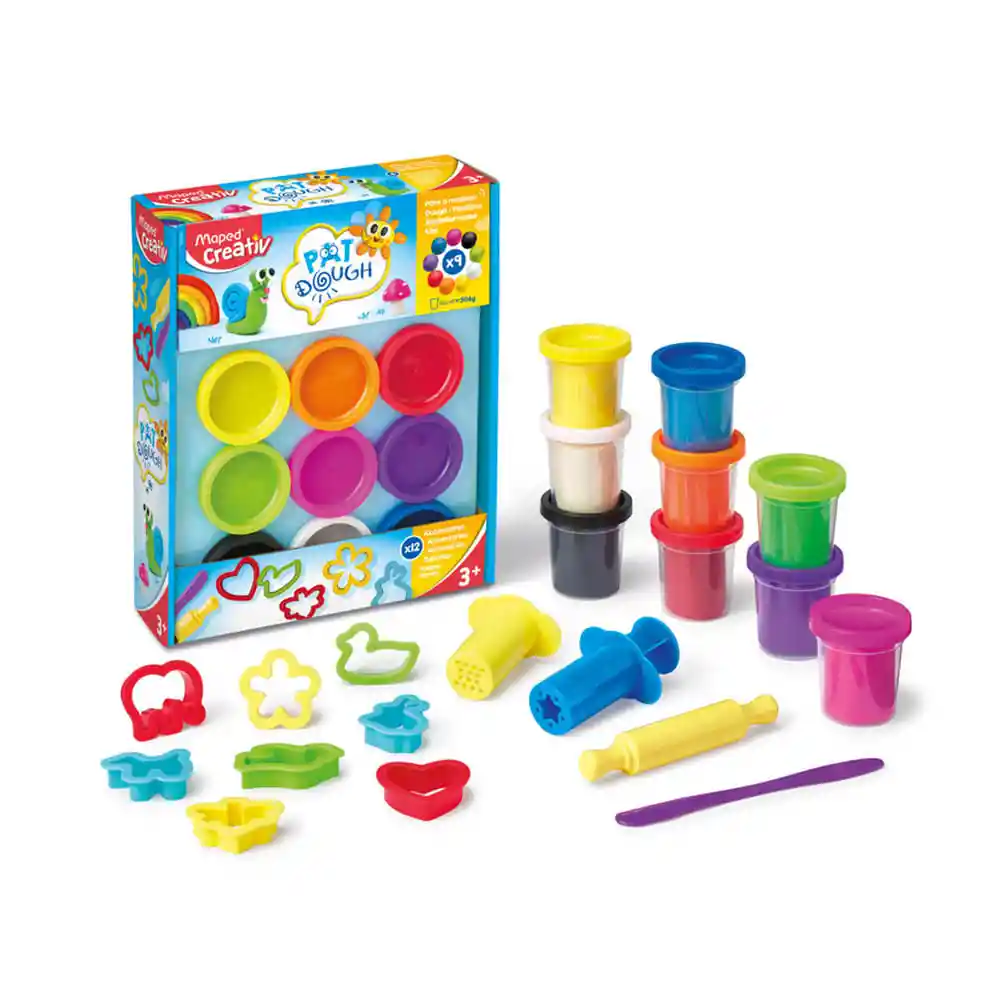 Masa Con Accesorios-9 Potes+accesorios-maped