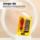 Miniso Set De Desarmadores Amarillo 37 Pzs