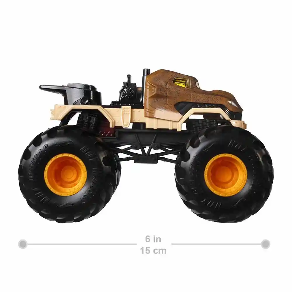 Vehìculo Hot Wheels Monster Truck 1:24 Jurassic World T-Rex