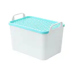 Organizador de Plástico Apilable S Negro y Blanco Miniso