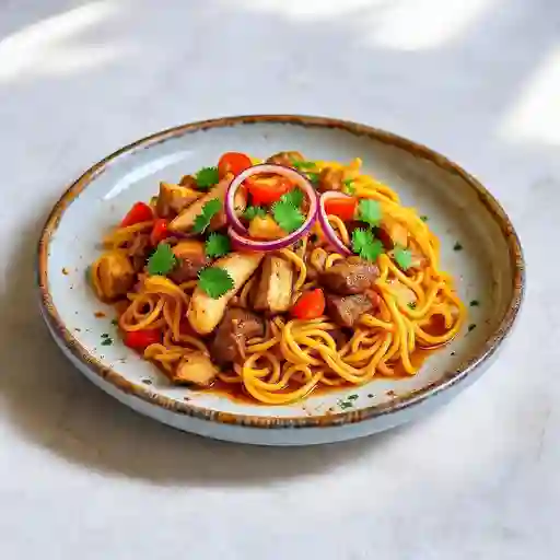 Tallarin Saltado 3 Sabores