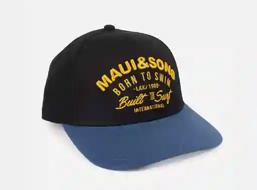 Maui Gorra Jockey Canvas Negro 5AJ1946-MV