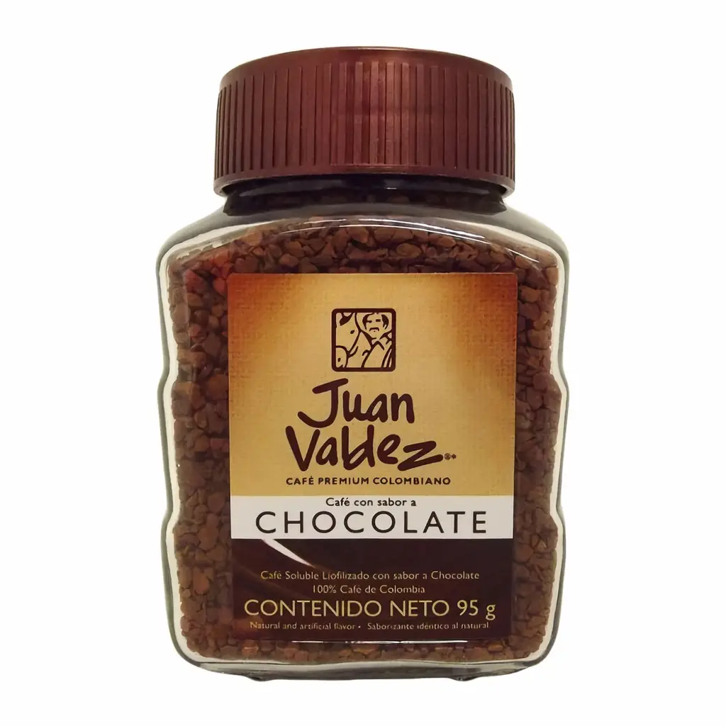 Juan Valdez Café Soluble Liofilizado Sabor a Chocolate