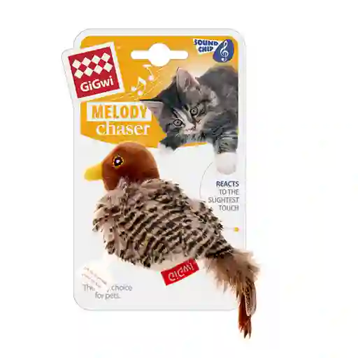 Gigwi Juguete Gatos Melody Chaser Pájaro