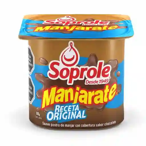 Soprole Manjarate Postre Original con Cobertura Sabor Chocolate